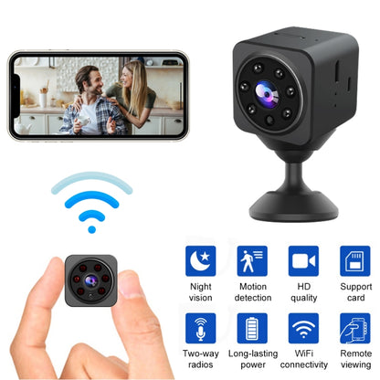 S3 HD 1080P Wireless WiFi Smart Surveillance Camera Support Two-way Voice Intercom (Black) by bashfashion