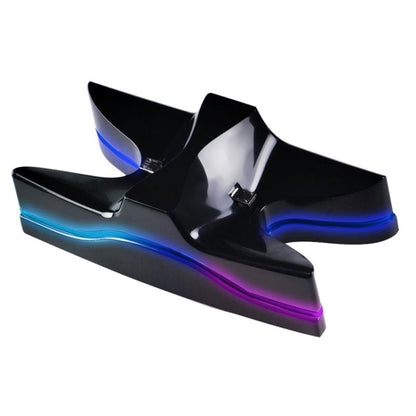 Special UFO Shape 2 x USB Charging Dock Station Stand / Controller Charging Stand for PS4 Playstation 4 with Multi Colors LED(Black) by bashfashion
