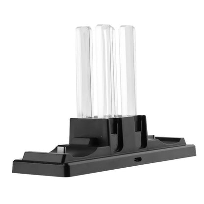 6 in 1 USB Charging Dock Station Stand / Controller Support Charger with LED Indication for Nintend Switch & Joy-Con & Pro Controller(Black) by bashfashion