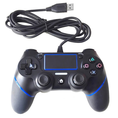 Wired Game Controller for Sony Playstation PS4(Blue) by bashfashion