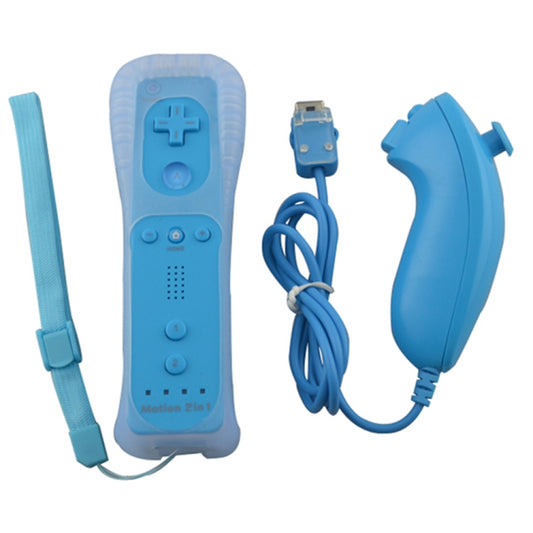 For Switch Wii Wireless GamePad Remote Controle(Blue) by bashfashion