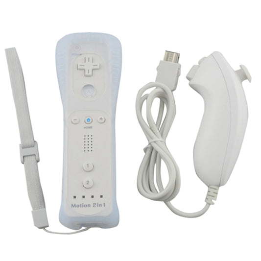 For Switch Wii Wireless GamePad Remote Controle(White) by bashfashion