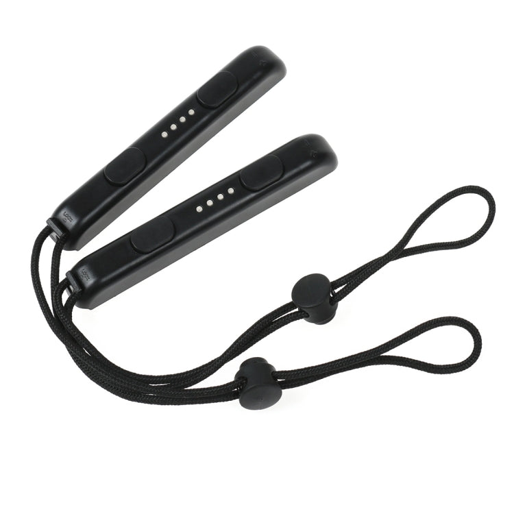 1 Pair Wrist Rope Lanyard Games Accessories for Nintendo Switch Joy-Con(Black) by bashfashion