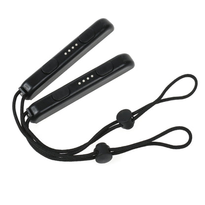 1 Pair Wrist Rope Lanyard Games Accessories for Nintendo Switch Joy-Con(Black) by bashfashion