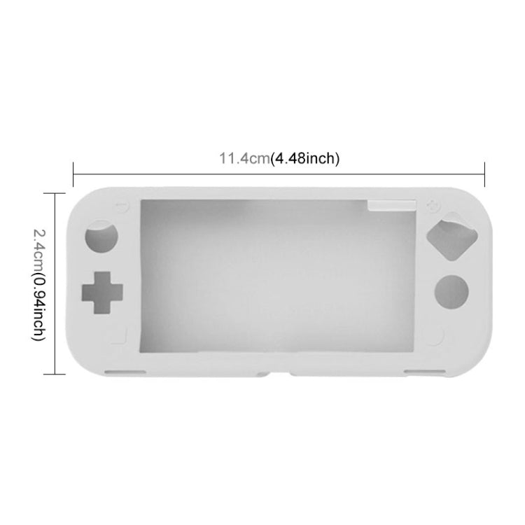 IPLAY Game Host Silicone Full Coverage Protective Case with Screen Protector for Switch Lite(Transparent) by iplay