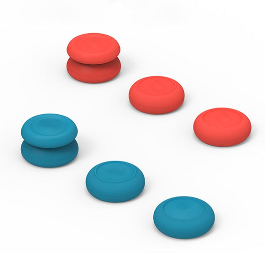Left + Right Gamepad Rocker Cap Button Cover for Switch(Blue + Magenta) by bashfashion
