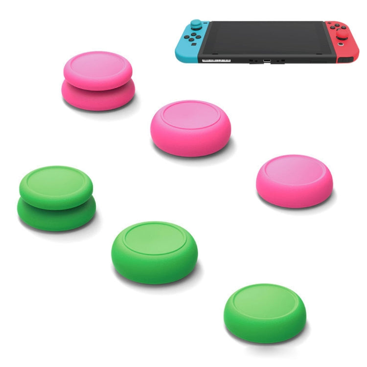 Left + Right Gamepad Rocker Cap Button Cover for Switch(Green+Red) by bashfashion