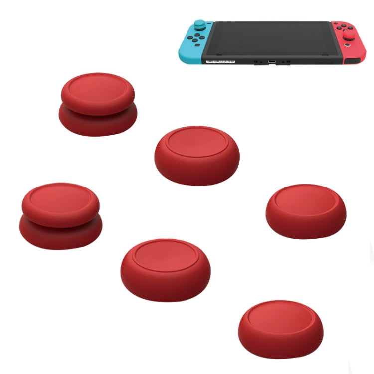Left + Right Gamepad Rocker Cap Button Cover for Switch(Red) by bashfashion