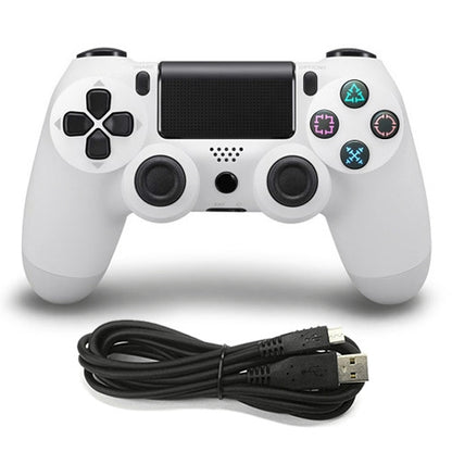 Wired Game Controller for Sony PS4(White) by bashfashion