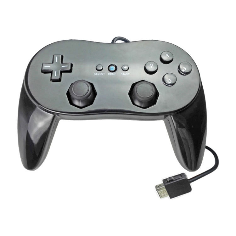 Classic Wired Game Controller Gaming Remote For Nintendo Wii(Black) by bashfashion
