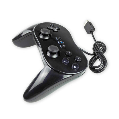 Classic Wired Game Controller Gaming Remote For Nintendo Wii(Black) by bashfashion