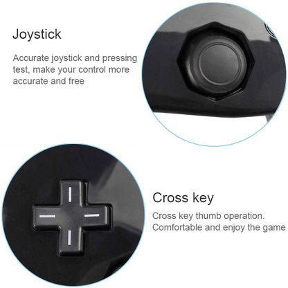 Classic Wired Game Controller Gaming Remote For Nintendo Wii(Black) by bashfashion