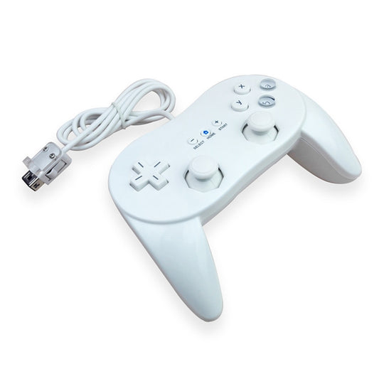 Classic Wired Game Controller Gaming Remote For Nintendo Wii(White) by bashfashion