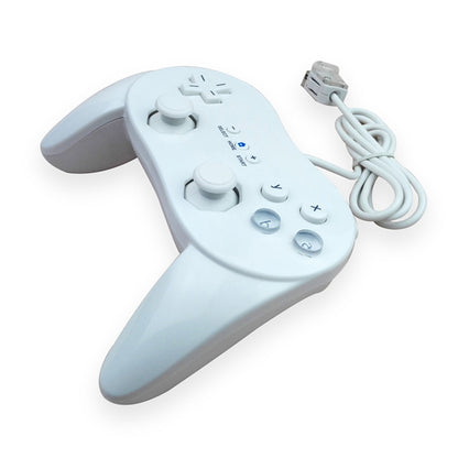 Classic Wired Game Controller Gaming Remote For Nintendo Wii(White) by bashfashion
