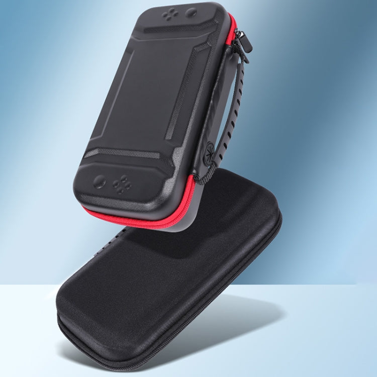 Portable EVA Storage Bag Protective Case Handbag with Holder Function for Nintendo Switch Console, Size: 26x12.5x7cm(Black Red) by bashfashion