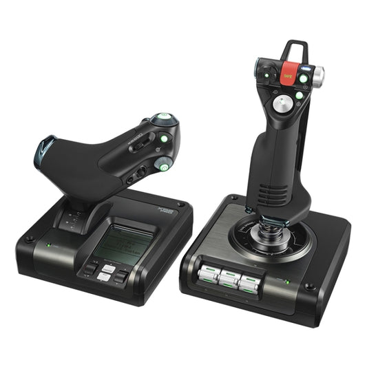 Logitech G Saitek X52 Pro Flight Control Game Throttle Joystick Handle Controller by Logitech