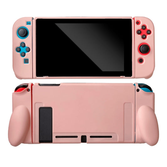 For Nintendo Switch Pure Color Shockproof TPU Case(Pink) by bashfashion
