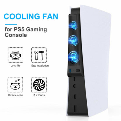 KJH P5-009 Console Cooling Fan For PS5(White) by bashfashion