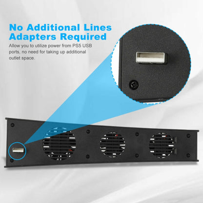 KJH P5-009 Console Cooling Fan For PS5(White) by bashfashion