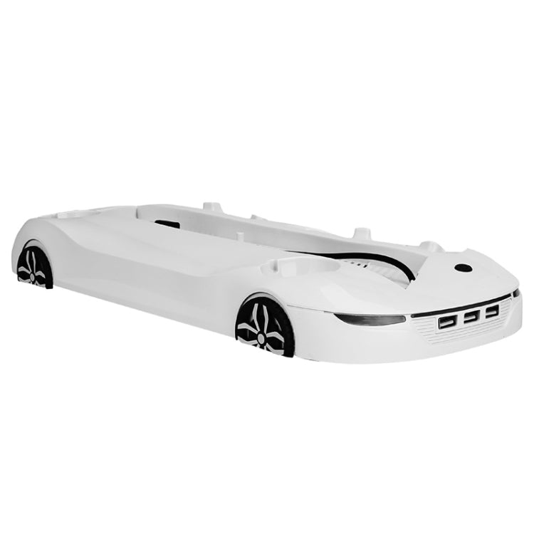 Multi-function Host Machine Dissipate Heat Charging Base Holder for PS4 Pro / Slim(White) by bashfashion