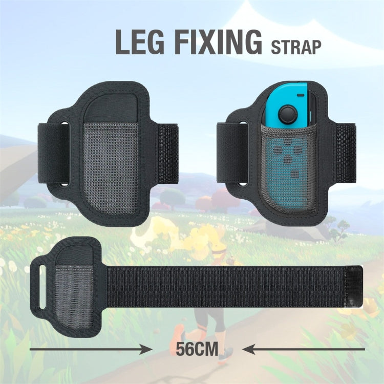 ipega GP-319 For Switch Joy-Con Adjustable Gaming Controller Grip Gamepad Leg Fixing Straps + Cloth Cover Set by ipega
