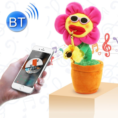 Sunflower Sax Style Bluetooth Plush Children Adult Toy ,Support USB Charging & Battery(Red) by bashfashion