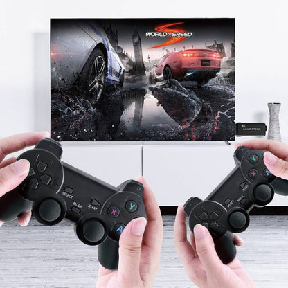 PS3000 32GB 4K Retro Game Stick with 2 Wireless Gamepads 3000+ Games Pre-installed by bashfashion