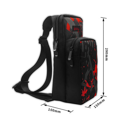iplay HBS-167 Portable Shoulder Crossbody Storage Bag for Nintendo Switch by iplay