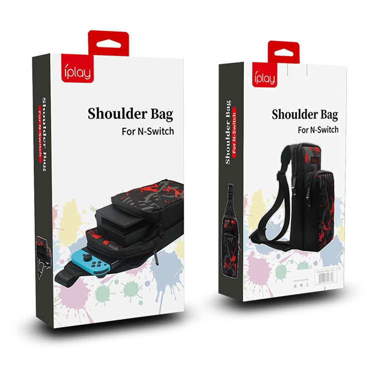 iplay HBS-167 Portable Shoulder Crossbody Storage Bag for Nintendo Switch by iplay