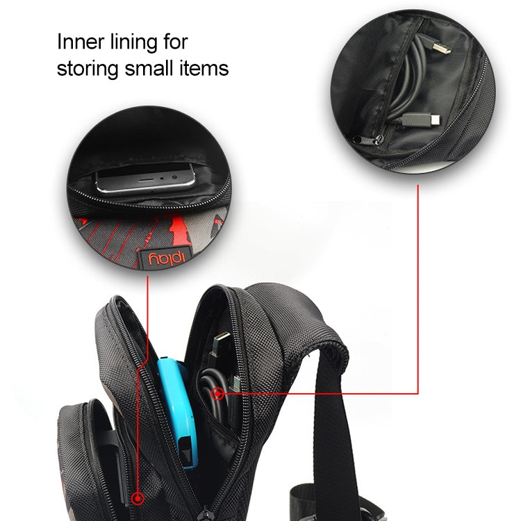 iplay HBS-167 Portable Shoulder Crossbody Storage Bag for Nintendo Switch by iplay