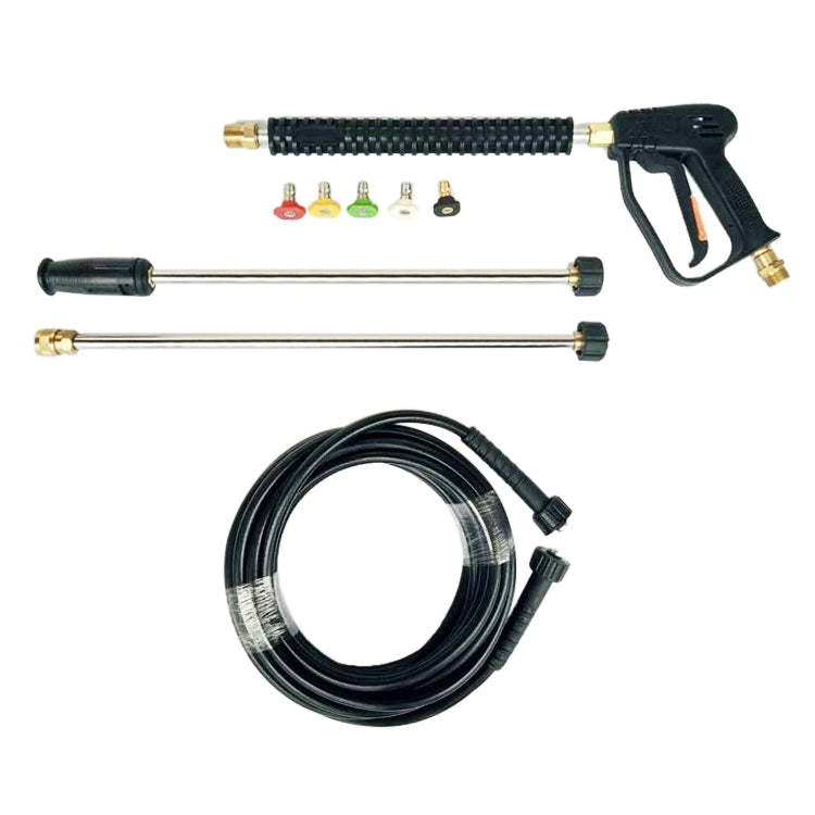 3000 PSI Car Water Power Washer High Pressure Spray Gun with 2 Extension Wand & 5 Nozzles by bashfashion