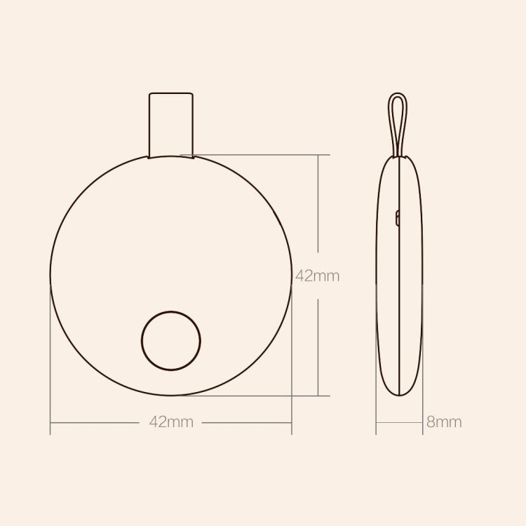 Original Xiaomi Youpin Ranres Intelligent Anti-lost Device Smart Positioning Finder, Lite Version(White) by Xiaomi