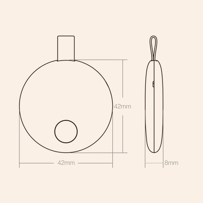 Original Xiaomi Youpin Ranres Intelligent Anti-lost Device Smart Positioning Finder, Lite Version(White) by Xiaomi