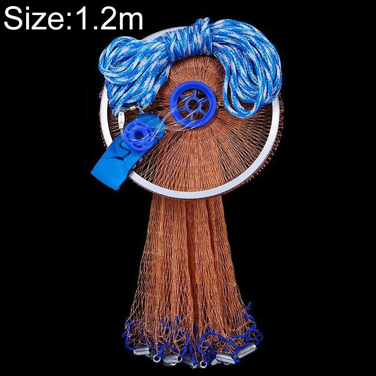 American Easy Throw Cast Net Fishing Mesh Fishing Tackle by bashfashion