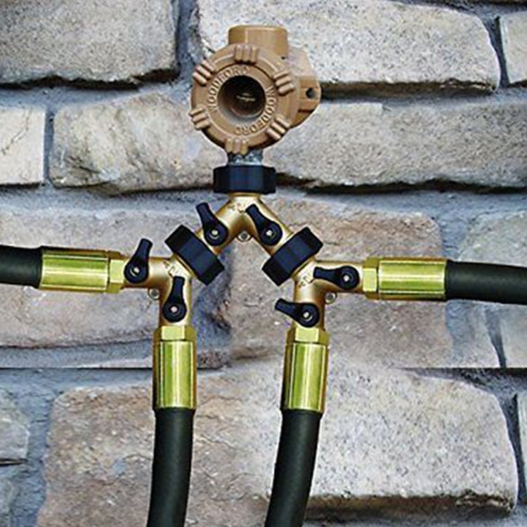 2 In 1 Household Water Tap Valve Shunt Connector by bashfashion