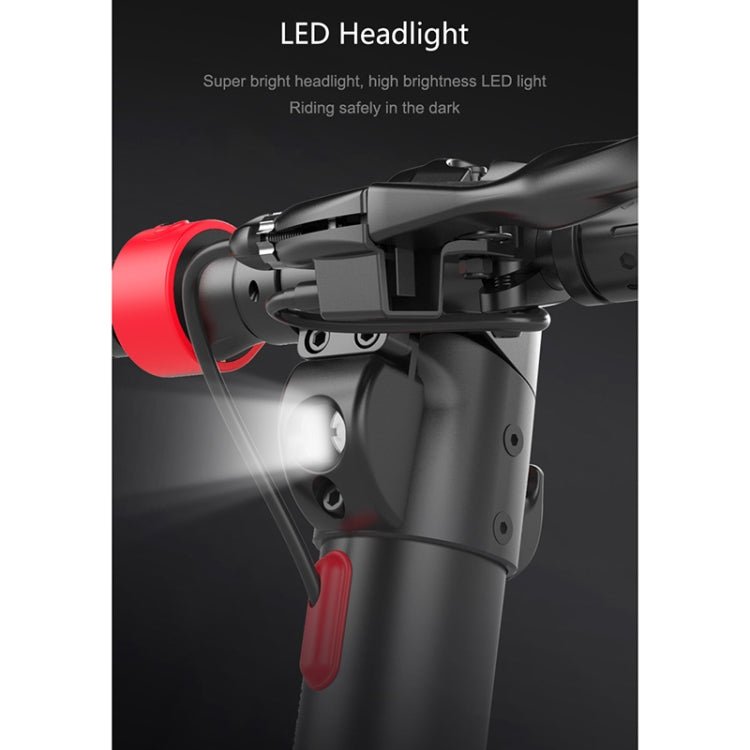 X7 Outdoor Waterproof Foldable Off-road Scooter with 8.5 inch Vacuum Tires & LCD Display& LED Lights & 6.4AH Lithium Battery, Load-bearing: 20-100kg (Black) by bashfashion