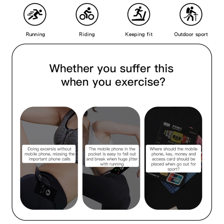 Yesido WB12 Outdoor Sports Running Phone Arm Bag (Grey) by Yesido