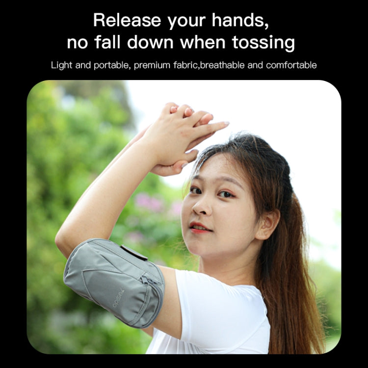 Yesido WB12 Outdoor Sports Running Phone Arm Bag (Grey) by Yesido