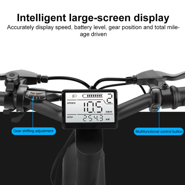 Q3 750W All-terrain Off-road Electric Bicycle with 20 inch Tires, US Plug (Iron Black) by bashfashion