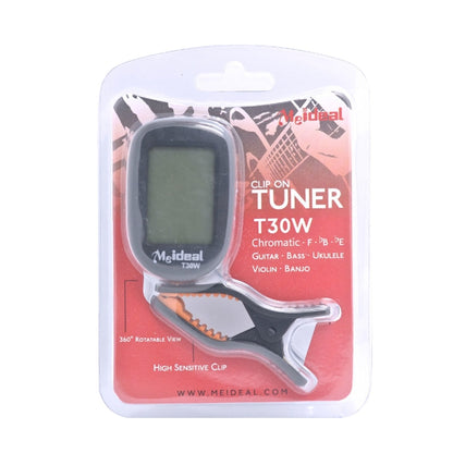 Guitar Tuner Clip on-Accurate Chromatic, Acoustic Guitar Bass Banjo Violin Ukulele Tuner by bashfashion
