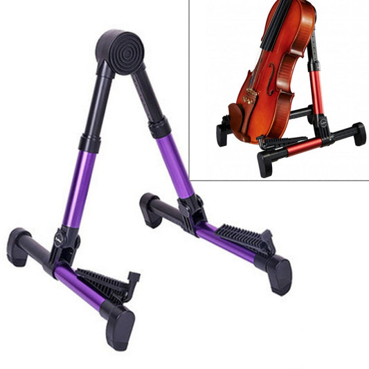 Simple Folding Vertical Guitar Violin Ukulele Bracket Musical Instrument Stand by bashfashion