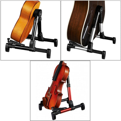 Simple Folding Vertical Guitar Violin Ukulele Bracket Musical Instrument Stand by bashfashion