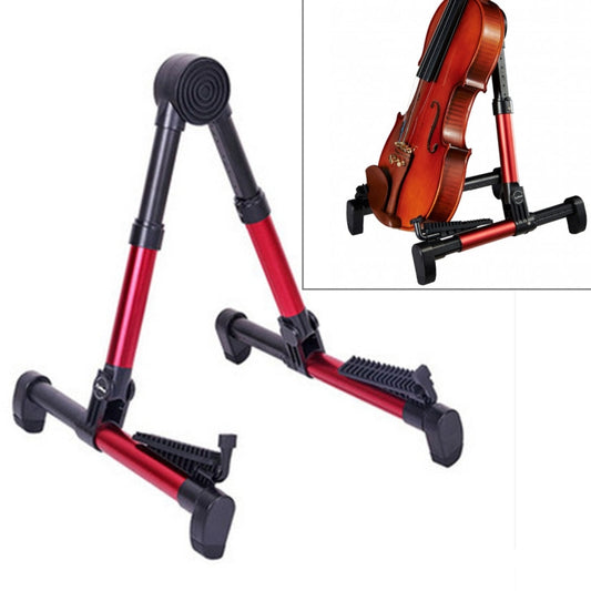 Simple Folding Vertical Guitar Violin Ukulele Bracket Musical Instrument Stand by bashfashion
