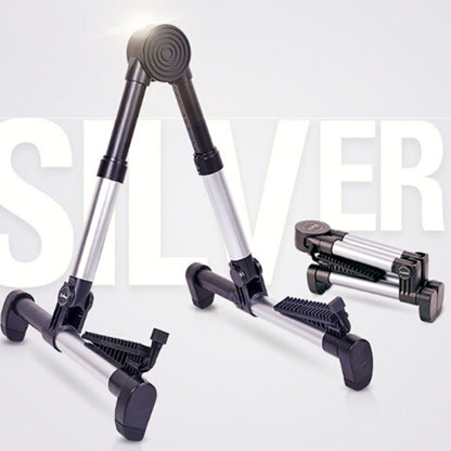 Simple Folding Vertical Guitar Violin Ukulele Bracket Musical Instrument Stand by bashfashion