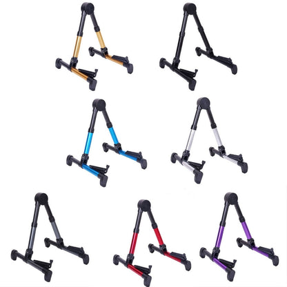 Simple Folding Vertical Guitar Violin Ukulele Bracket Musical Instrument Stand by bashfashion