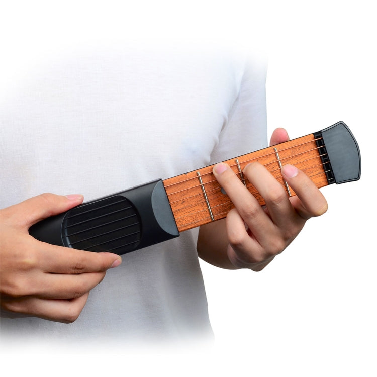 Mini Pocket Guitar Portable Guitar Trainer Finger Chord Conversion Trainer KD10 by bashfashion