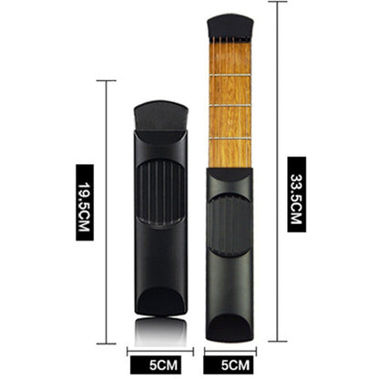 Mini Pocket Guitar Portable Guitar Trainer Finger Chord Conversion Trainer KD10 by bashfashion