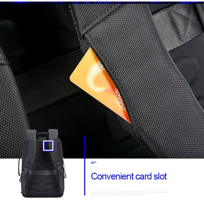 Bopai 751-006641 Large Capacity Business Fashion Breathable Laptop Backpack with External USB Interface, Size: 30 x 15 x 44cm(Black) by Bopai
