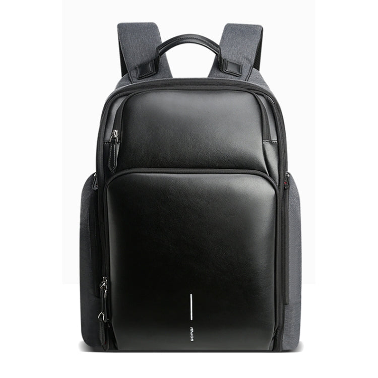 Bopai 851-010128 Business Anti-theft Waterproof Large Capacity Double Shoulder Bag,with USB Charging Port, Size: 34x19x43cm (Black) by Bopai