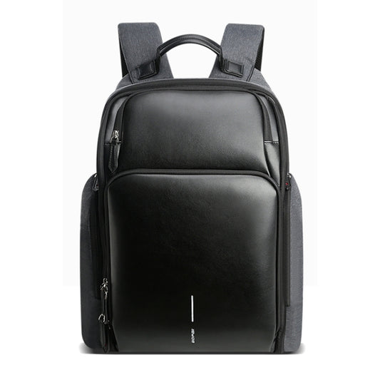 Bopai 851-010128 Business Anti-theft Waterproof Large Capacity Double Shoulder Bag,with USB Charging Port, Size: 34x19x43cm (Black) by Bopai